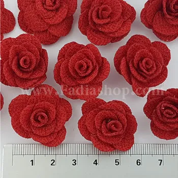 گل رز پارچه ای کوچک قرمز