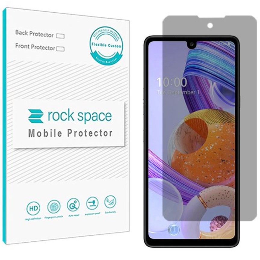 گلس پرایوسی (حریم شخصی)نانو و ضد ضربه گوشی ال جی K71 برند راک اسپیس 