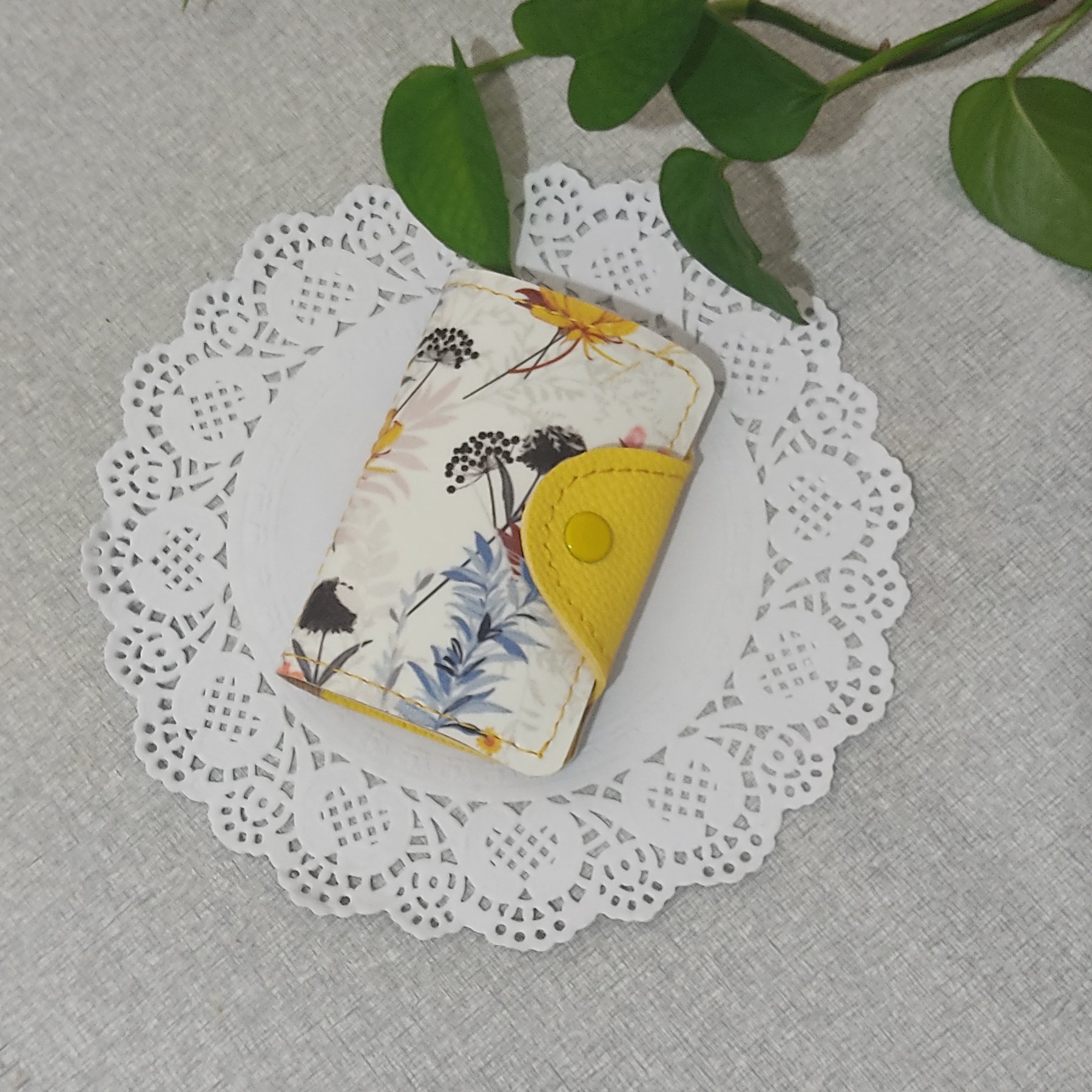 کیف جا کارتی آلبوم دار زرد