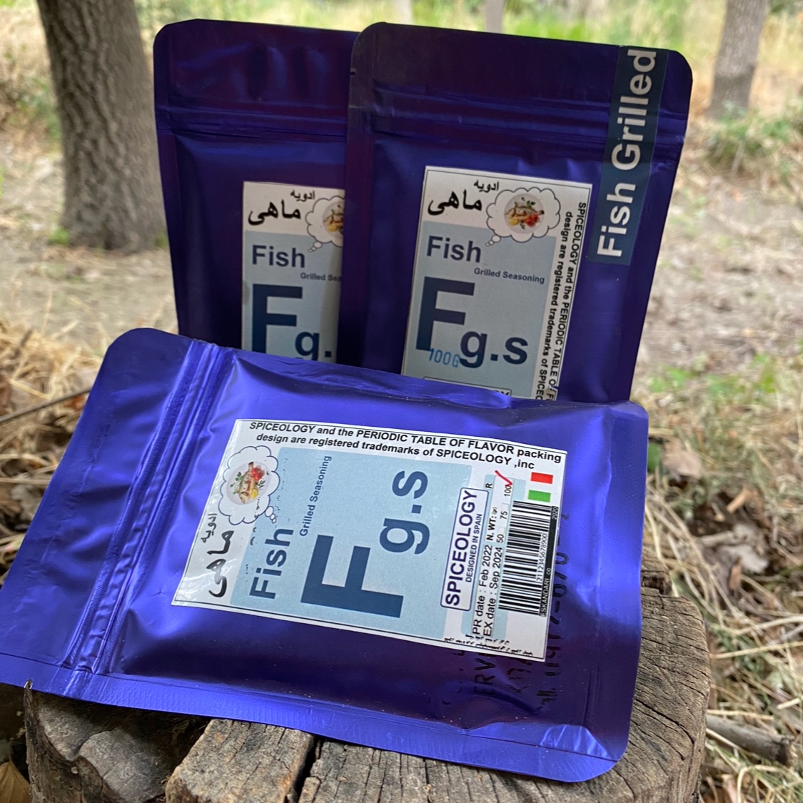 ادویه ماهی 100 گرمی