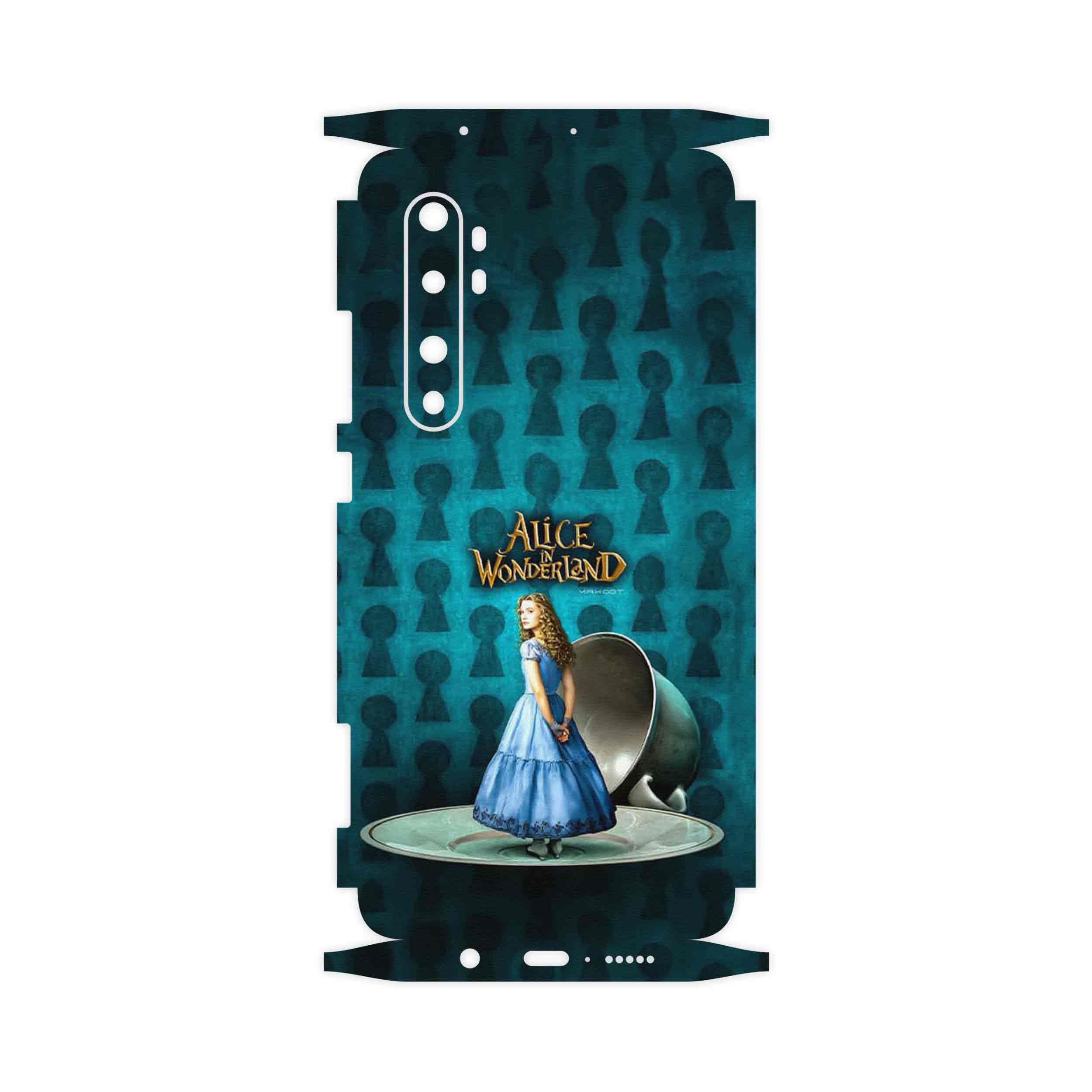 برچسب پوششی ماهوت مدل Alice in Wonderland-FullSkin مناسب برای گوشی موبایل شیائومی Mi Note 10 Lite