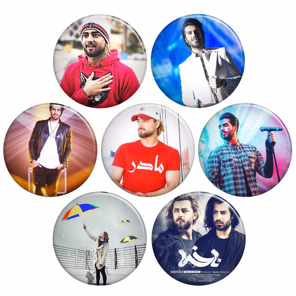 پیکسل گالری باجو طرح ماکان بند امیر مقاره و رهام هادیان کد 209 مجموعه 7 عددی