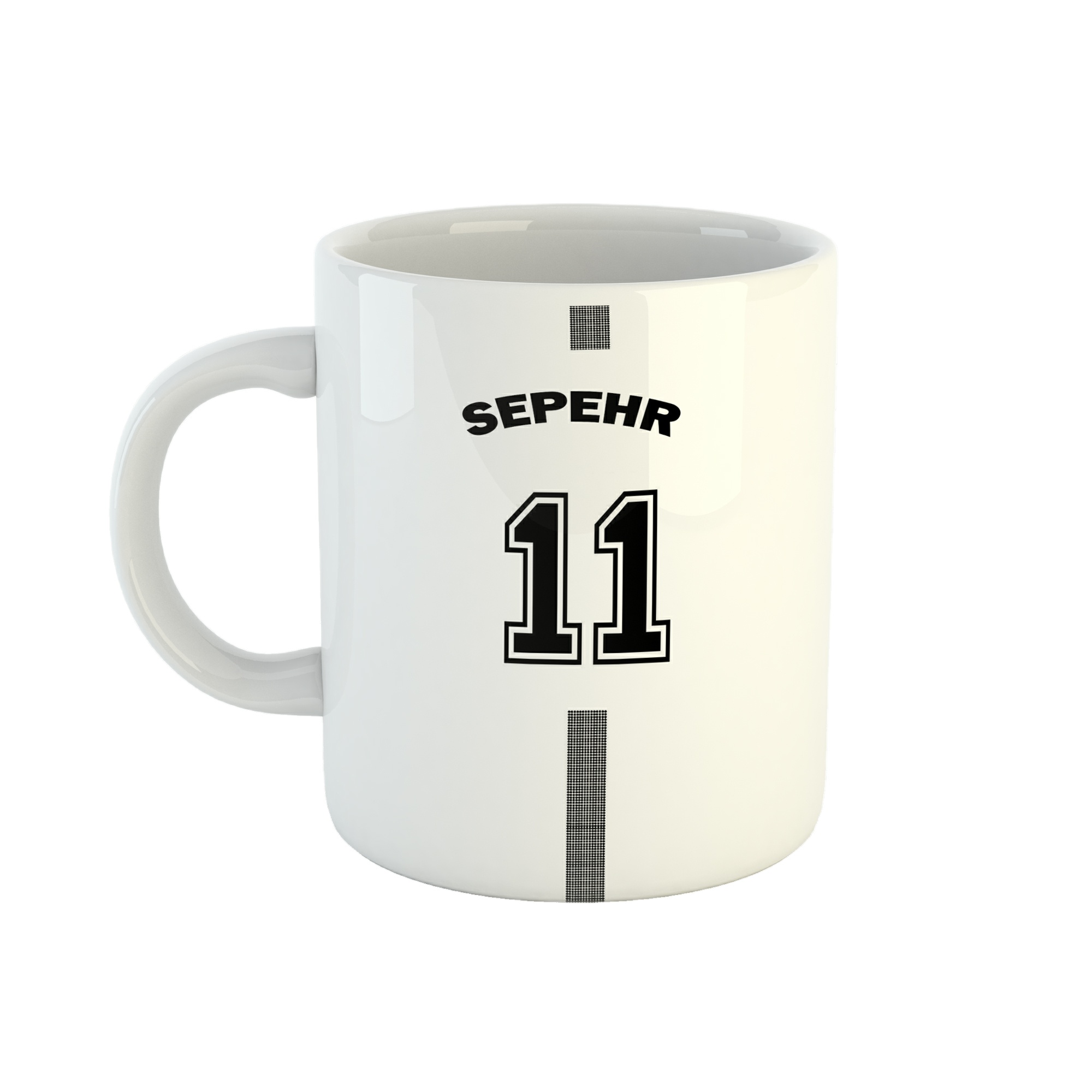 ماگ طرح اسم سپهر مدل پاریس سن ژرمن کد 1171