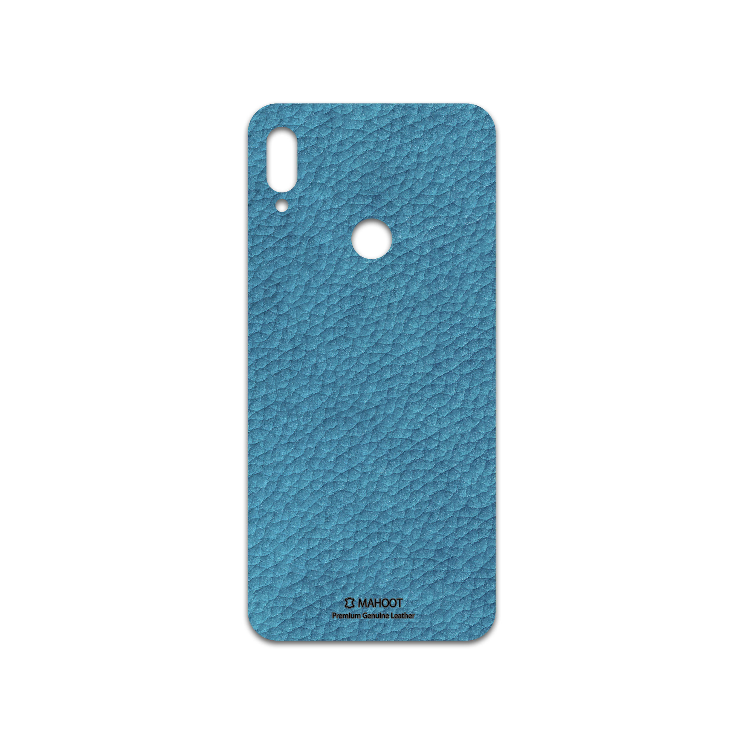 برچسب پوششی ماهوت مدل Blue-Leather مناسب برای گوشی موبایل هوآوی Y6 Prime 2019