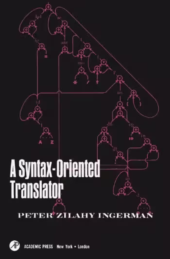 خرید و دانلود نسخه کامل کتاب A syntax-oriented translator