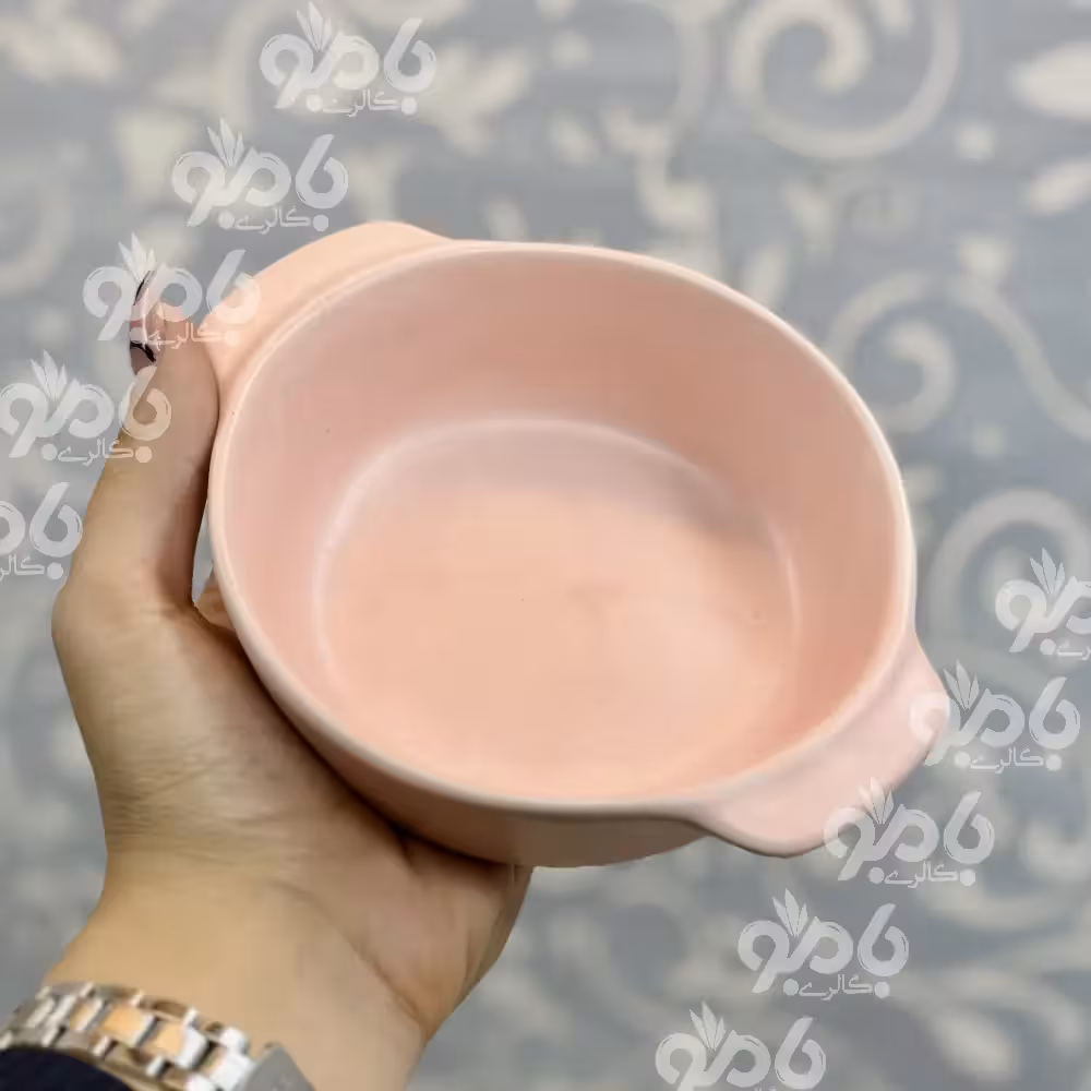 ظروف سرامیکی رنگی سوپ خوری گرد مات
