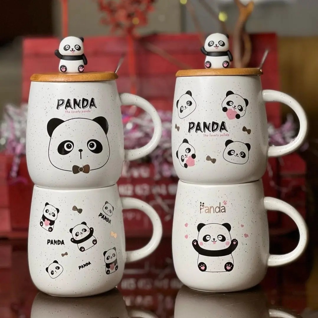 ماگ سرامیکی فانتزی مدل پاندا برجسته