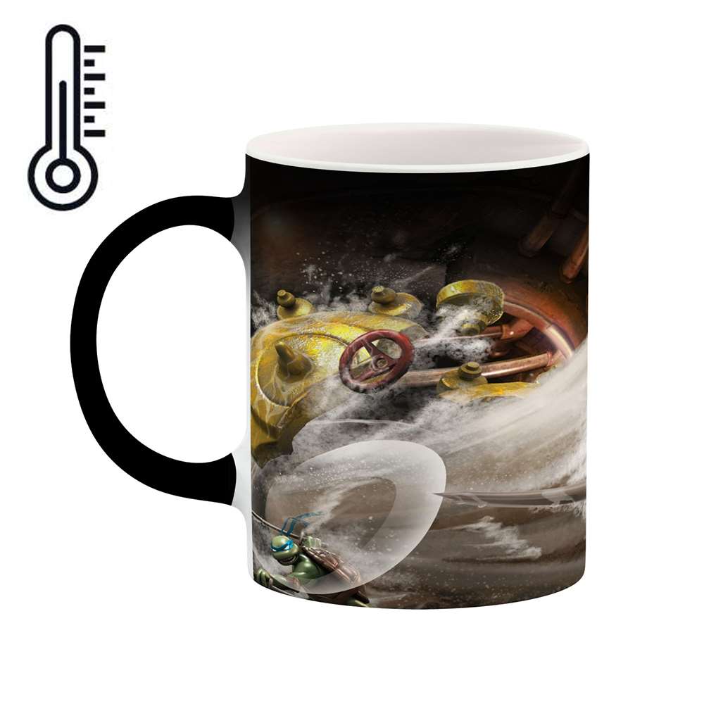 ماگ حرارتی طرح انیمیشن لاک پشت ها نینجا مدل mgh10556