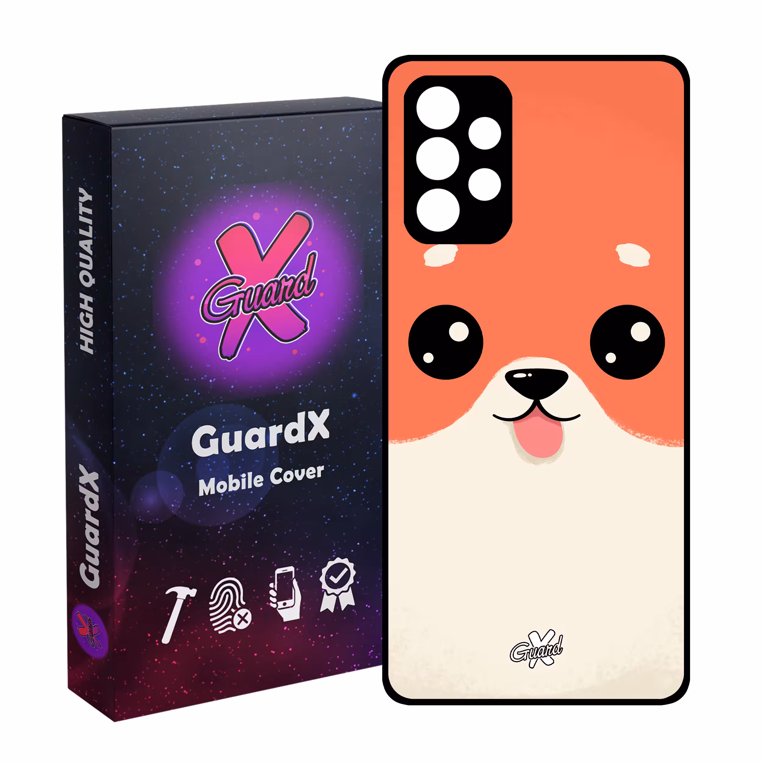 کاور گارد ایکس طرح Pet مدل Glass10186 مناسب برای گوشی موبایل سامسونگ Galaxy A72