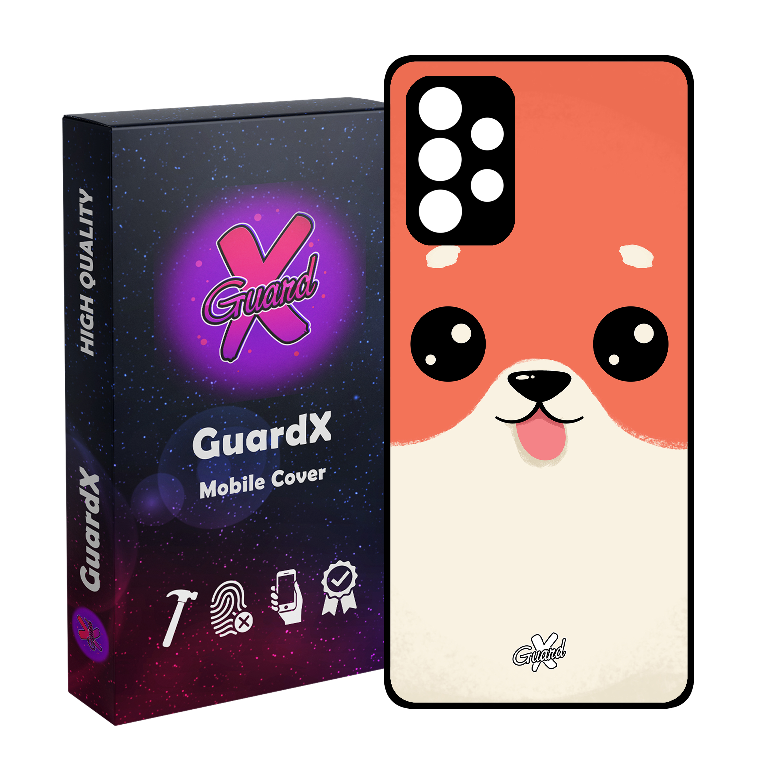 کاور گارد ایکس طرح Pet مدل Glass10186 مناسب برای گوشی موبایل سامسونگ Galaxy A72