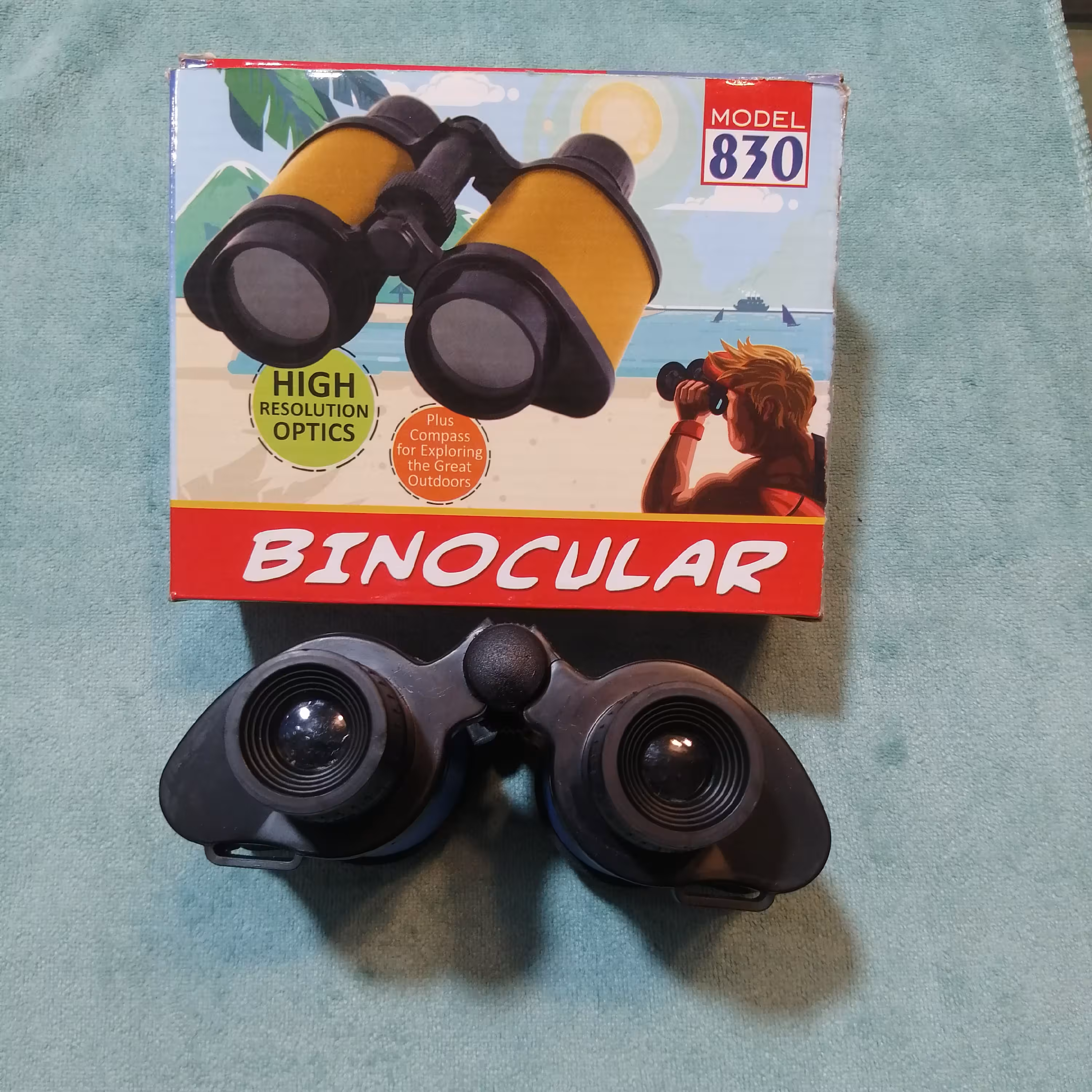 دوربین اسباب بازی دوچشمی مدل 830 رنگ آبی