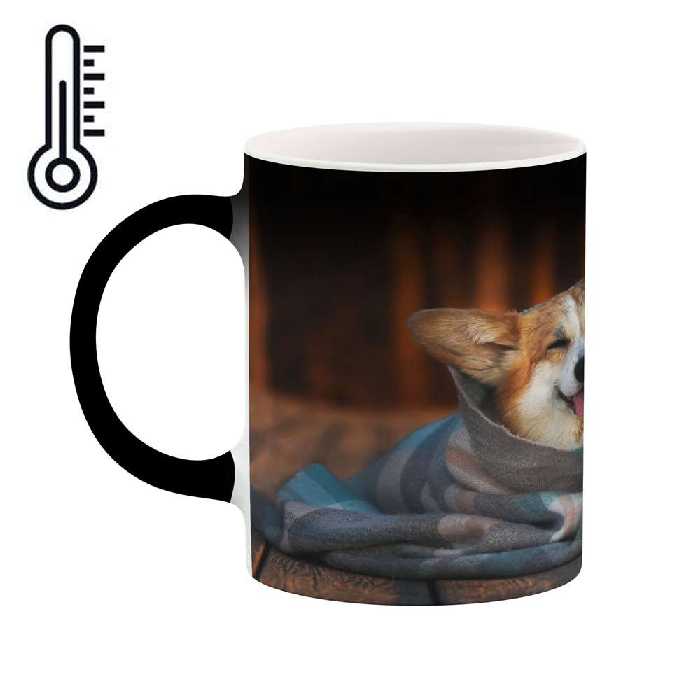 ماگ حرارتی کاکتی طرح سگ مدل mgh17292