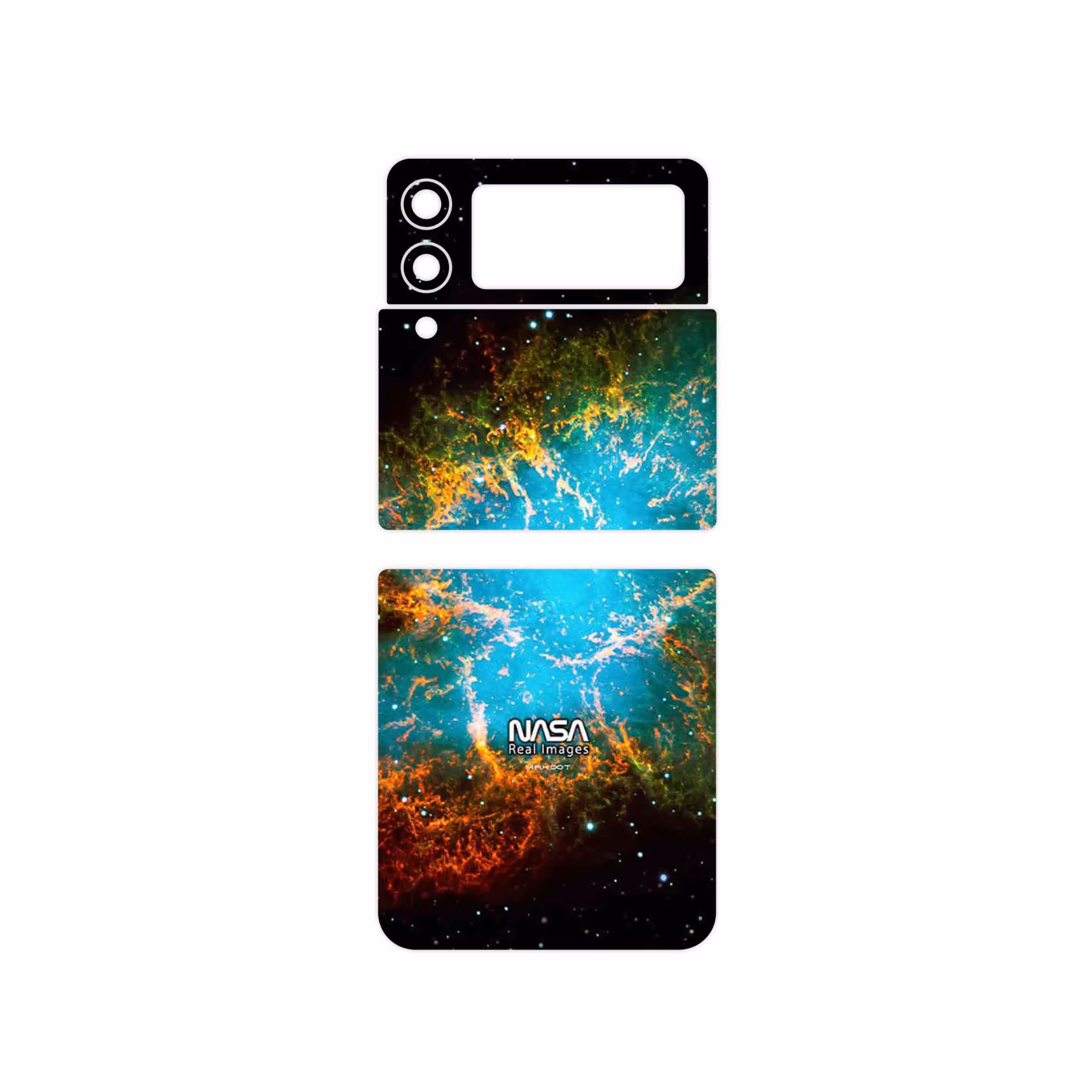 برچسب پوششی ماهوت مدل Universe b NASA 9 مناسب برای گوشی موبایل سامسونگ Galaxy Z Flip3 5G