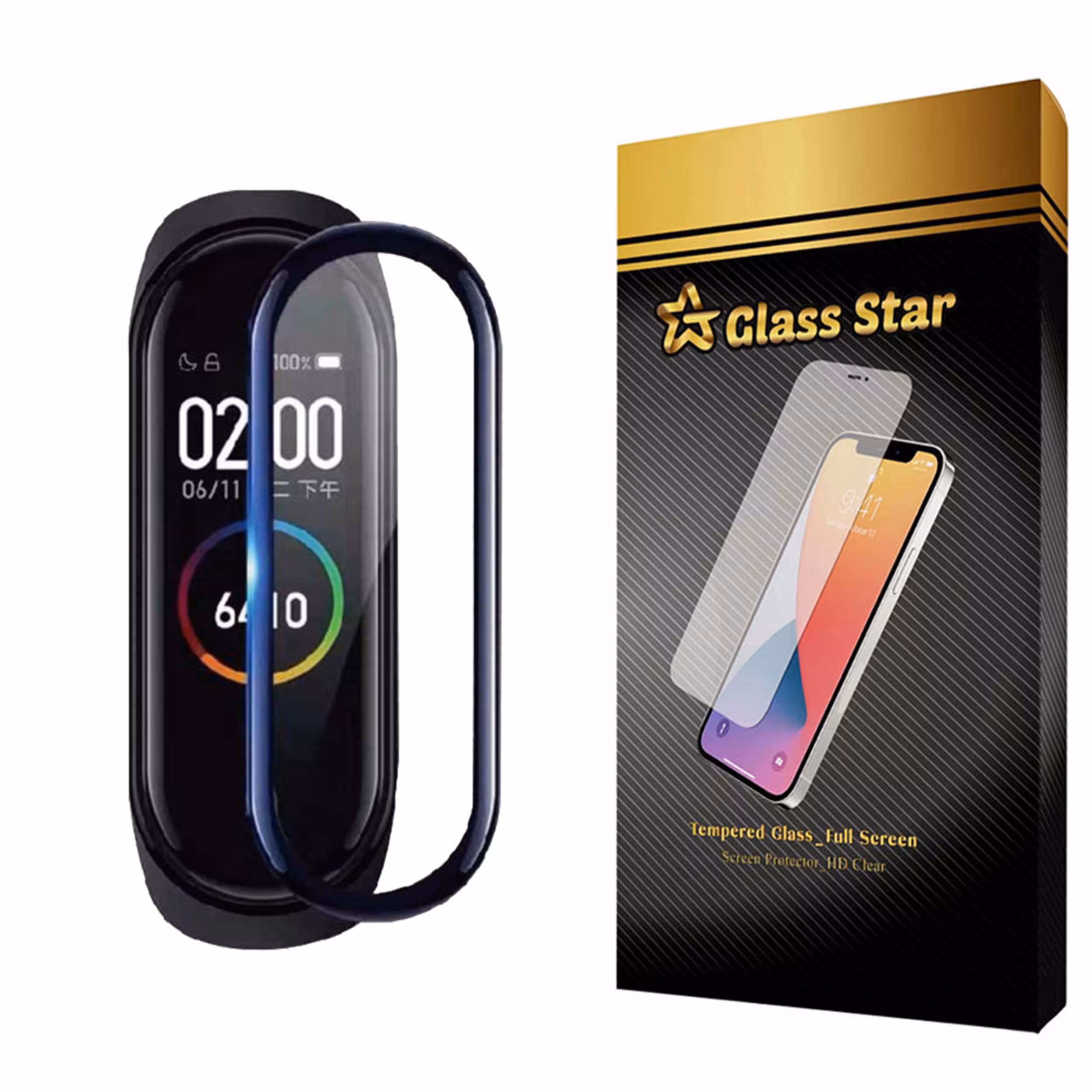 محافظ صفحه نمایش نانو گلس استار مدل  PMGA مناسب برای مچ بند هوشمند شیائومی Mi Band 7