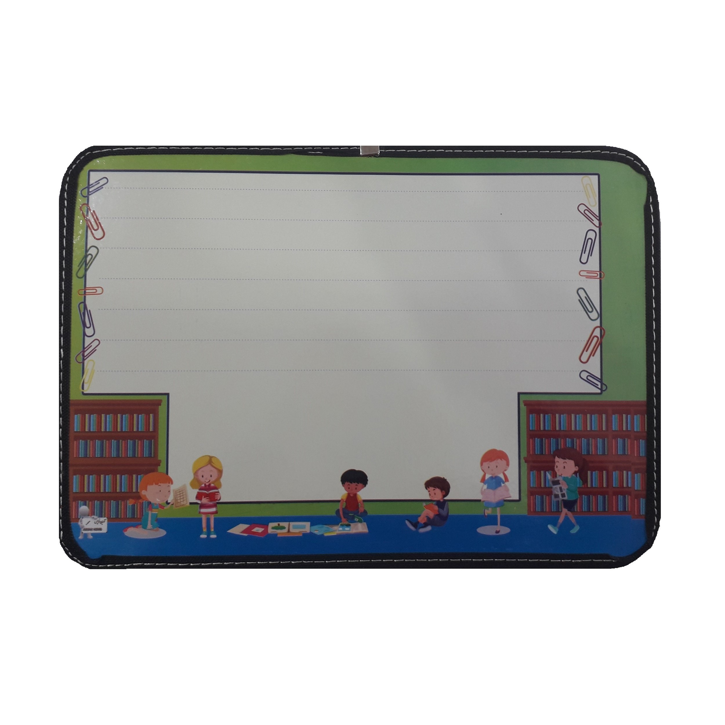 تخته وایت برد طرح دانش آموزی کد 007 سایز 24x34 سانتی متر