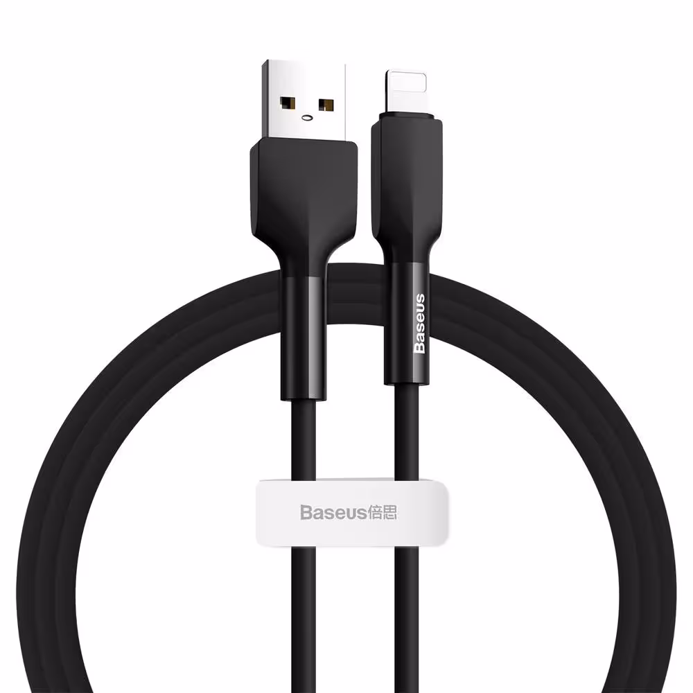 کابل تبدیل USB به لایتنینگ مدل Silica Gel Cable طول 1 متر