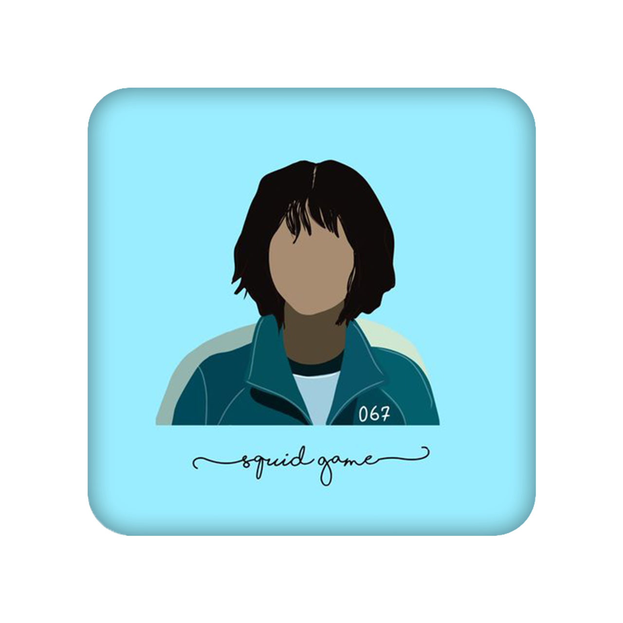 زیر لیوانی مدل Squid game کد 2160