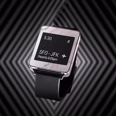 برچسب ماهوت طرح Blanco Pink Marble مناسب برای ساعت هوشمند ال جی G Watch