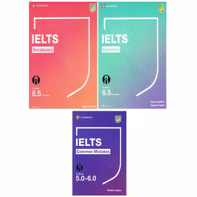 کتاب IELTS Vocabulary, Grammar And Common Mistakes اثر Pauline Cullen And Diana Hopkins انتشارات الوندپویان سه جلدی