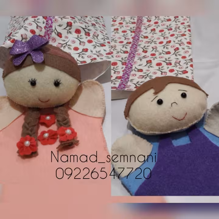 عروسک دستکشی دختر و پسربامزه