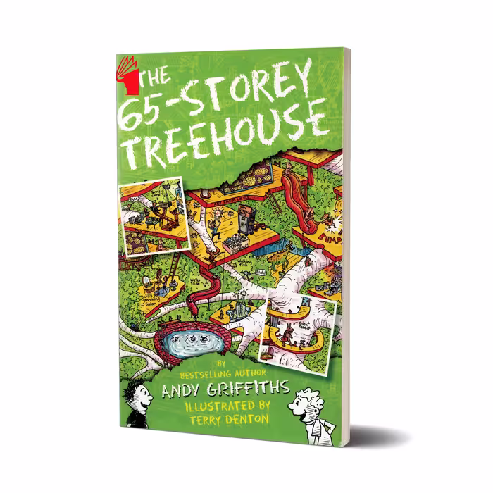 کتاب The 65-Story Treehouse اثر Andy Griffiths انتشارات معیار علم