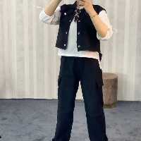 ست سه تیکه ی بلوز و ژیله و شلوار ژاویا شیکلند 