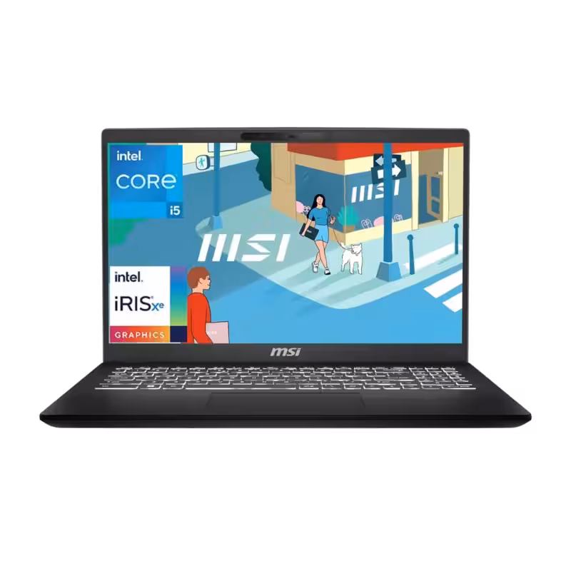 لپ تاپ ام اس آی مدل Modern 15 H B13M با صفحه نمایش 15.6 اینچ Full HD، پردازنده Core i7 13700H، رم 16 گیگابایت، حافظه 512 گیگابایت SSD و گرافیک Intel Iris Xe