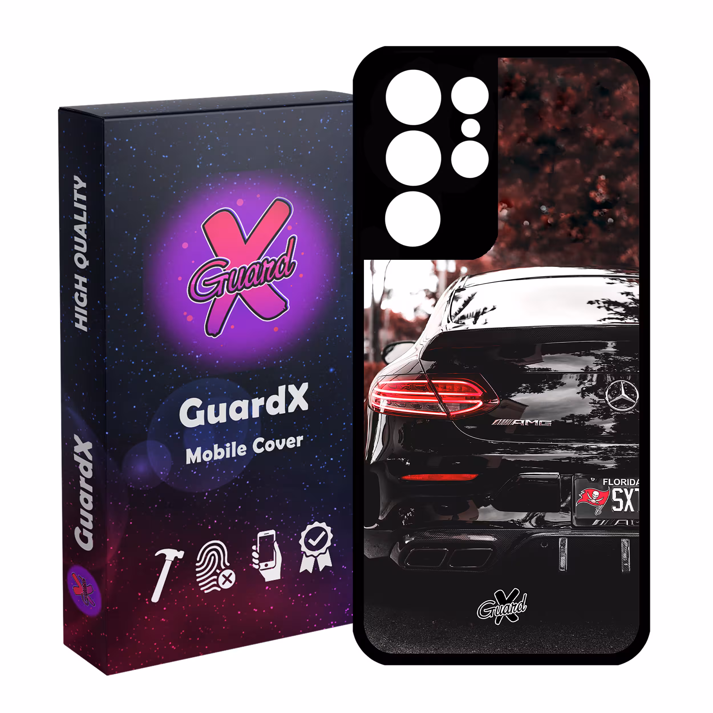 کاور گارد ایکس طرح Benz مدل Glass10350 مناسب برای گوشی موبایل سامسونگ Galaxy S21 Ultra