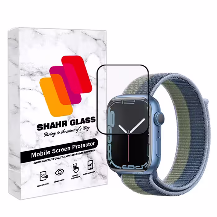 محافظ صفحه نمایش نانو شهر گلس مدل PMMAWSH مناسب برای اپل واچ Series 7 Aluminum 41 mm | کالا برتری