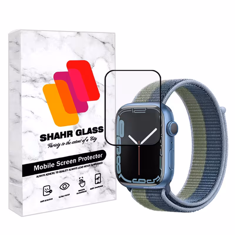 محافظ صفحه نمایش نانو شهر گلس مدل PMMAWSH مناسب برای اپل واچ Series 7 Aluminum 41 mm | کالا برتری