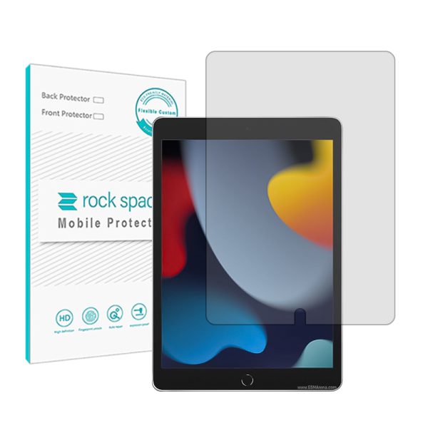 گلس تبلت اپل iPad 102 2021 مدل نانو هیدروژل شفاف برند راک اسپیس کد 16680L