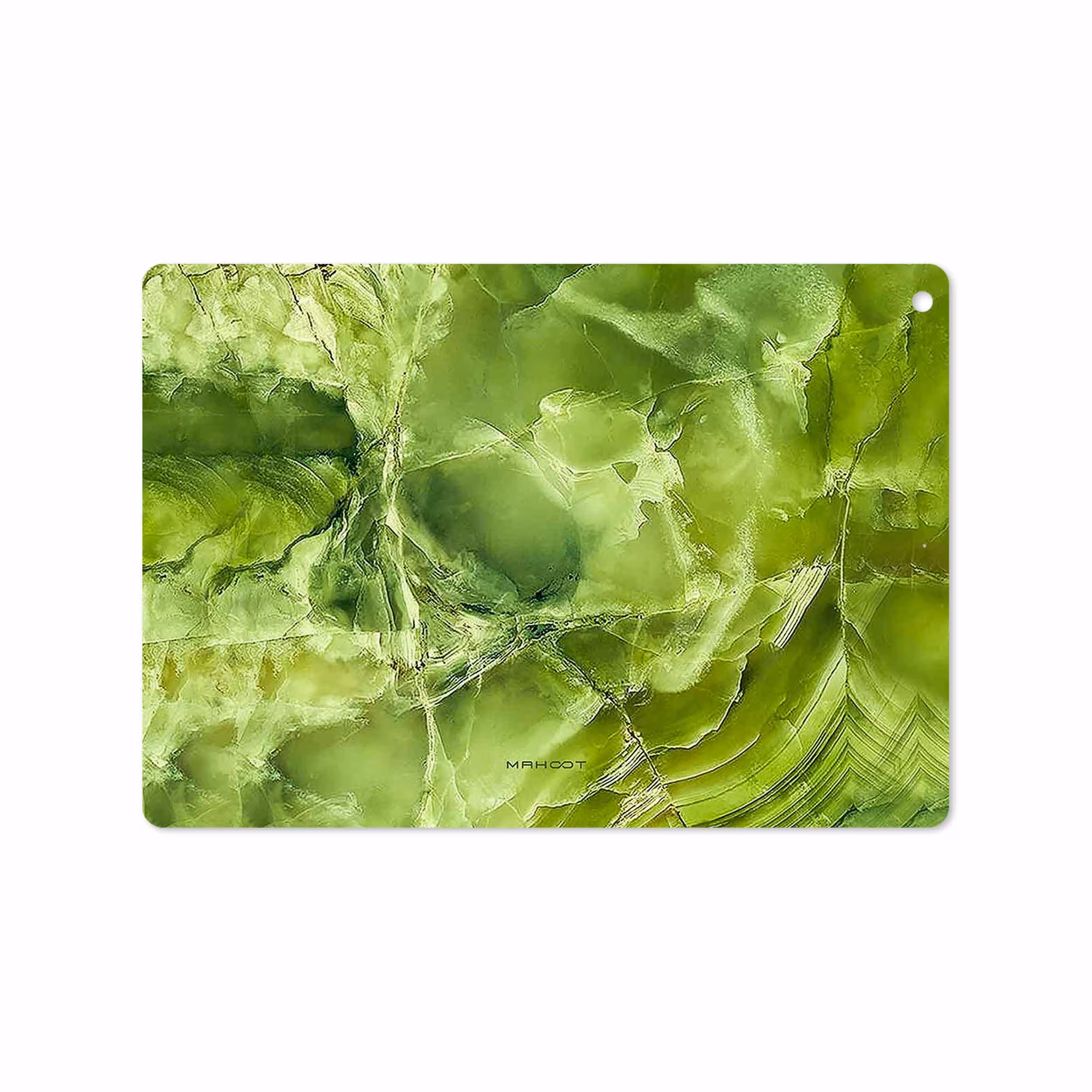 برچسب پوششی ماهوت مدل Green Crystal Marble مناسب برای تبلت اپل iPad 9.7 (GEN 5) 2017 A1822