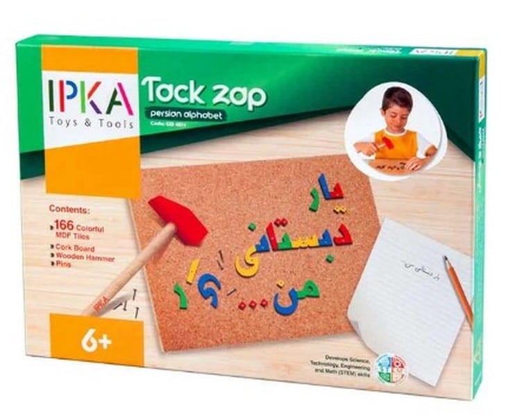 بازی فکری میخ و چکش (الفبا فارسی) - کتاب‌فروشی کوچه کتاب
