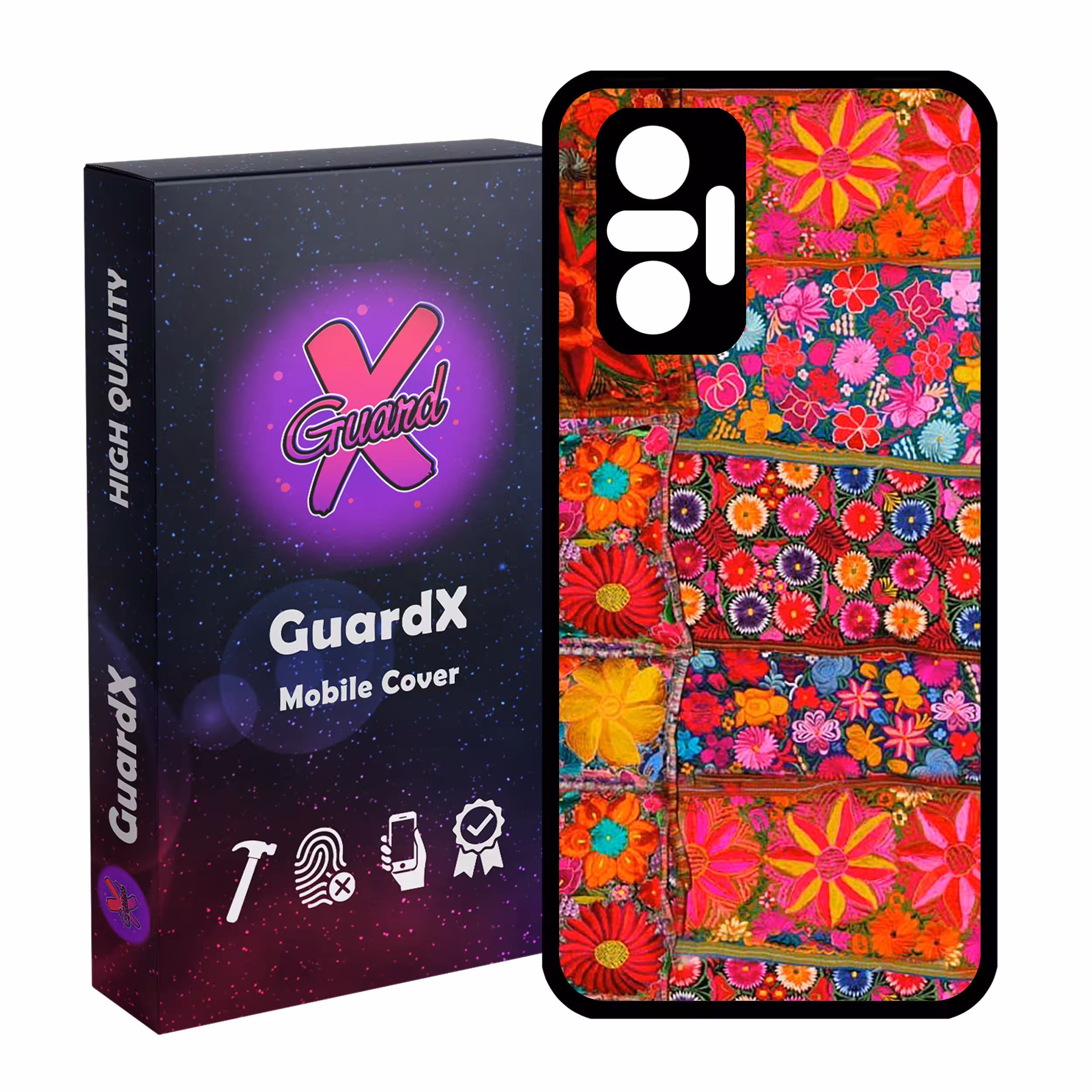 کاور گارد ایکس طرح رنگی مدل Glass10403 مناسب برای گوشی موبایل شیائومی Redmi Note 10 Pro / Note 10 Pro Max