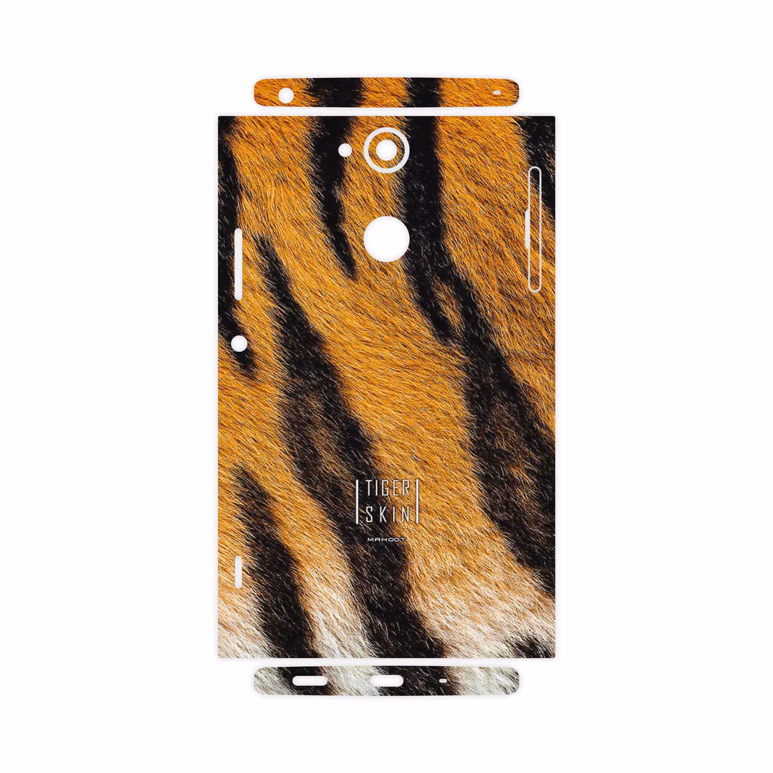 برچسب پوششی ماهوت مدل Tiger Skin-FullSkin مناسب برای گوشی موبایل سونی Xperia XA2