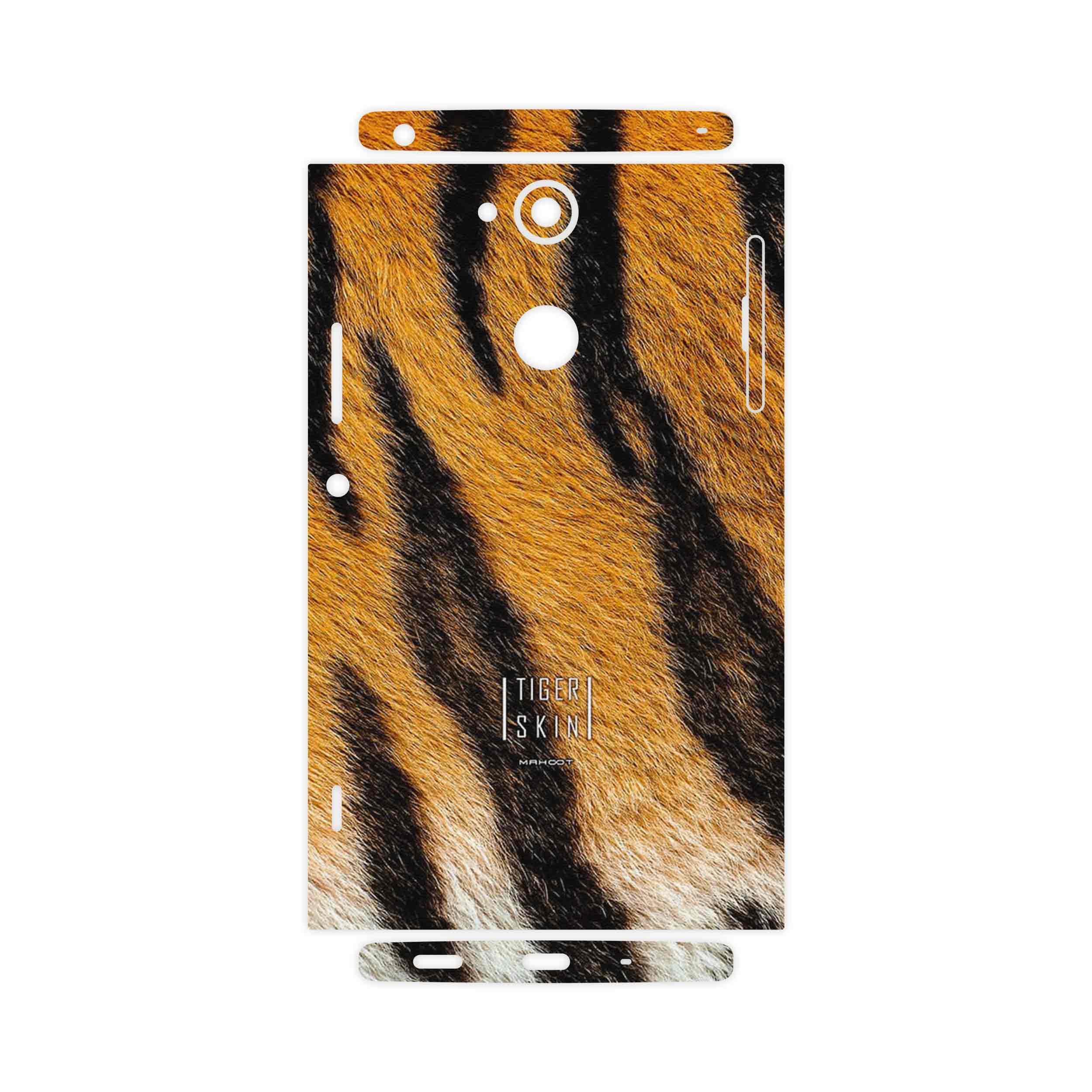 برچسب پوششی ماهوت مدل Tiger Skin-FullSkin مناسب برای گوشی موبایل سونی Xperia XA2