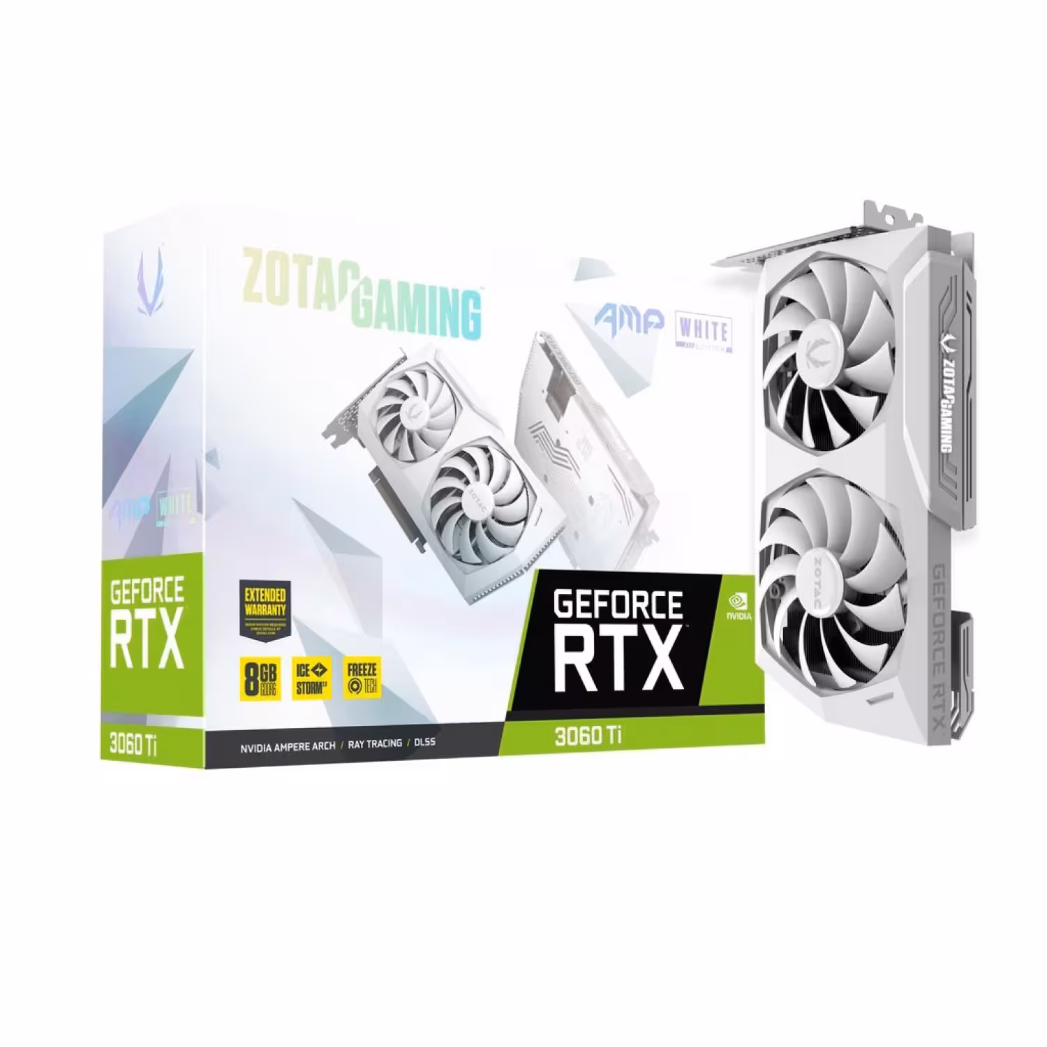 کارت گرافیک زوتاک GAMING RTX 3060 Ti AMP White Edition LHR 8GB