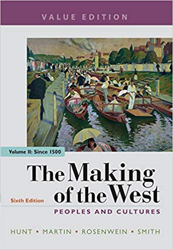 خرید و دانلود نسخه کامل کتاب The Making of the West, Value Edition, Volume 2: Peoples and Cultures (6th Edition) -   pdf