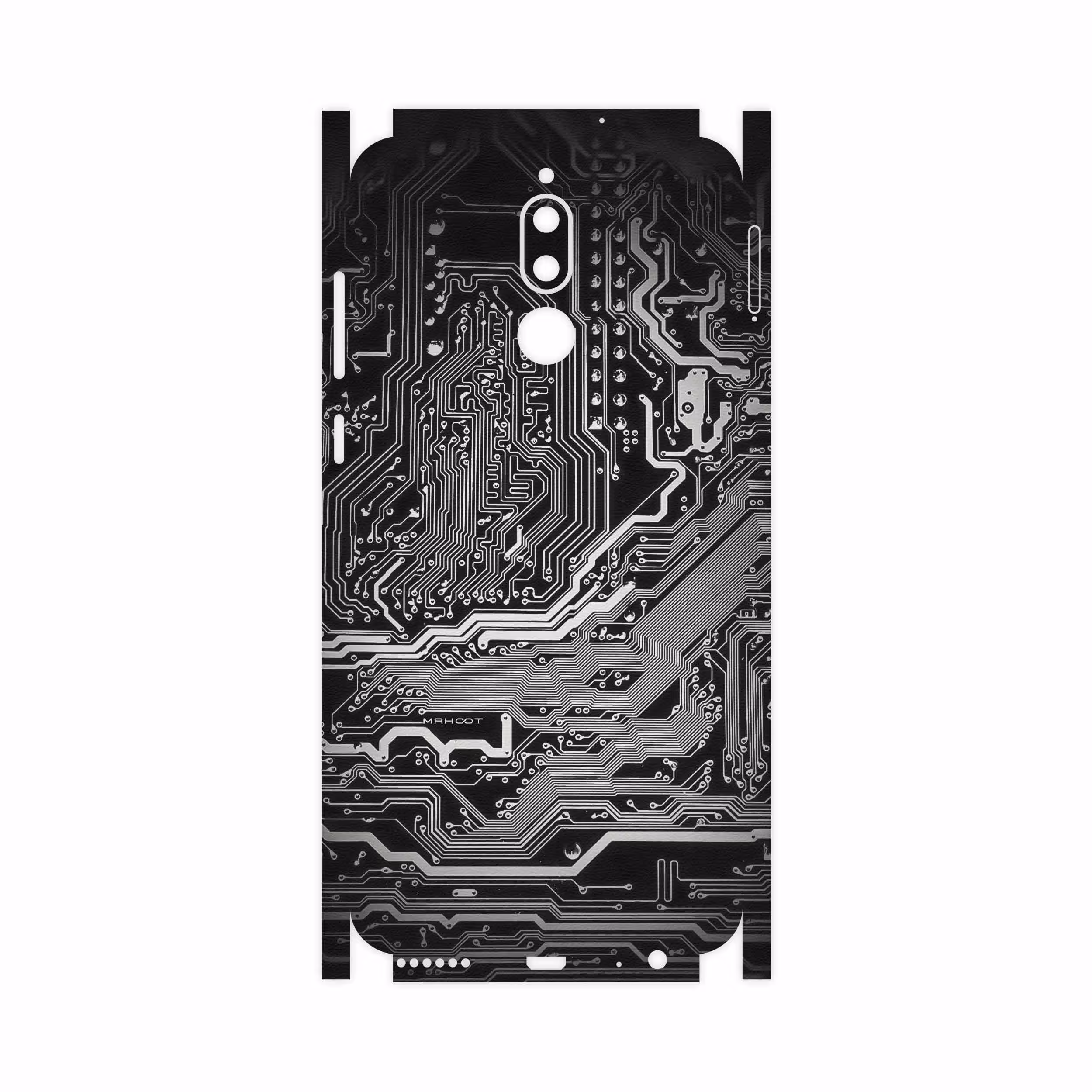 برچسب پوششی ماهوت مدل Black Printed Circuit Board-FullSkin مناسب برای گوشی موبایل هوآوی Mate 10 Lite