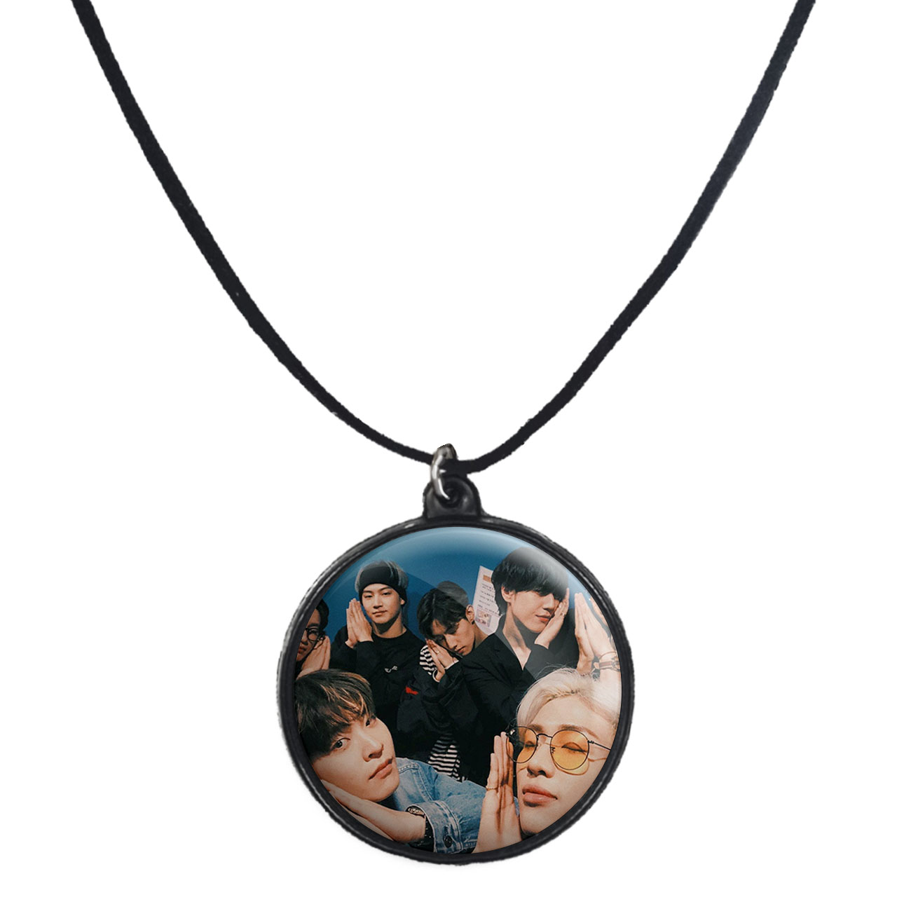 گردنبند پرمانه طرح GOT7 کد pmb.19054 مدل دو طرفه