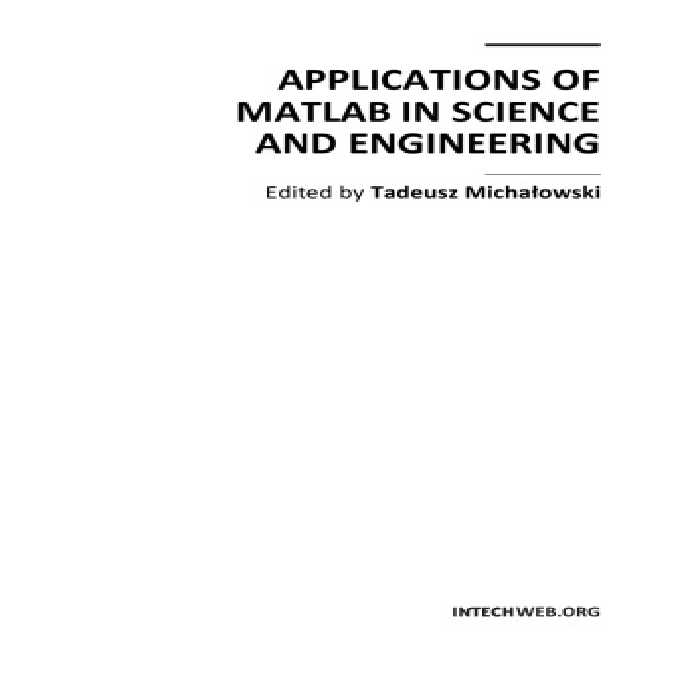 خرید و دانلود نسخه کامل کتاب Applications of MATLAB in Science and Engineering