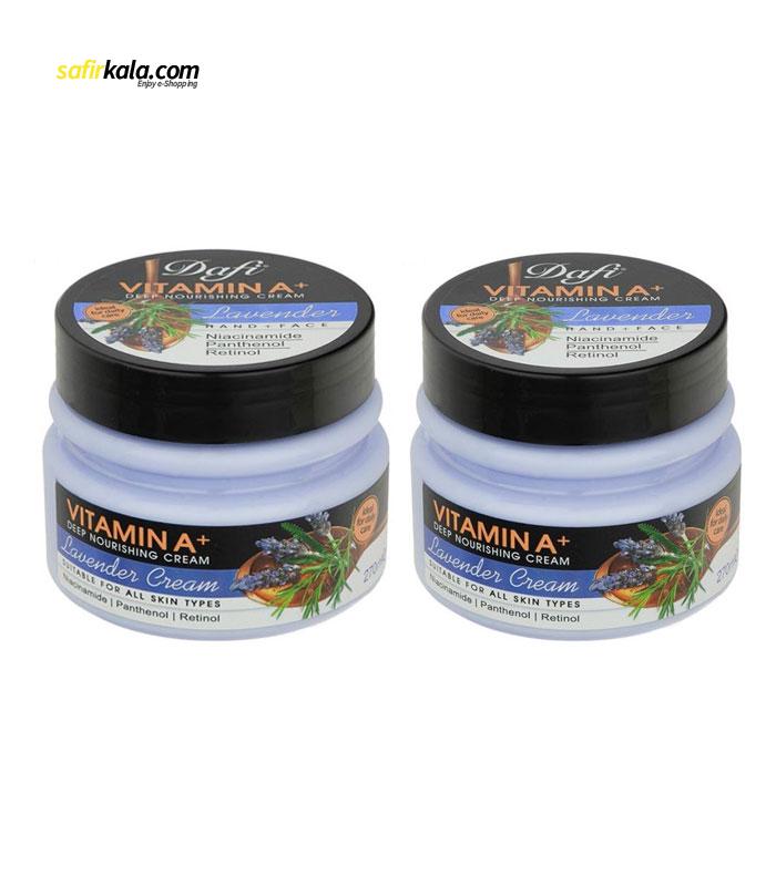 کرم مرطوب کننده دافی مدل Lavender حجم 270 میلی لیتر مجموعه 2 عددی