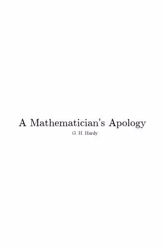 خرید و دانلود نسخه کامل کتاب A Mathematician’s Apology