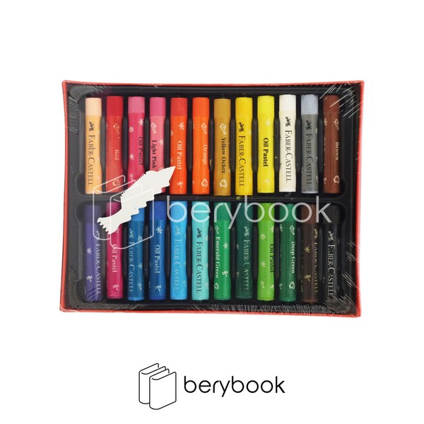 faber castell / فابر کاستل / پاستل روغنی فابر کاستل / 24 رنگ / حرفه ای