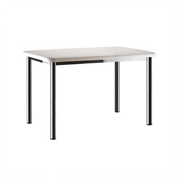 میز صفحه پلاستیکی با پایه کروم نظری