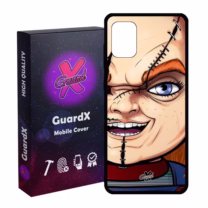 کاور گارد ایکس طرح چاکی مدل Glass10441 مناسب برای گوشی موبایل سامسونگ Galaxy A31