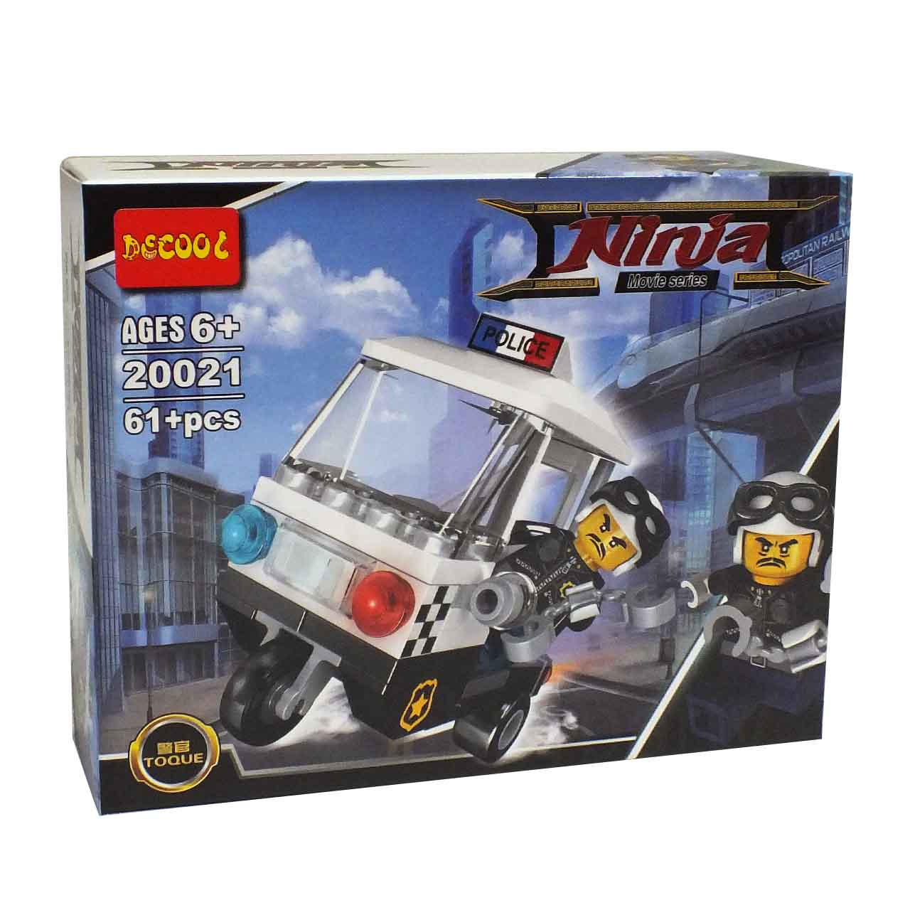 ساختنی دکول مدل ماشین پلیس کد 20021