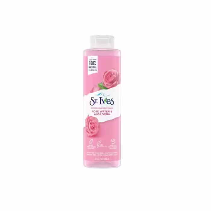 شامپو بدن مدل رز و آلوئه‌ ورا اس تی.ایوز ST.IVES حجم 650 میل | فروشگاه ارس ترک
