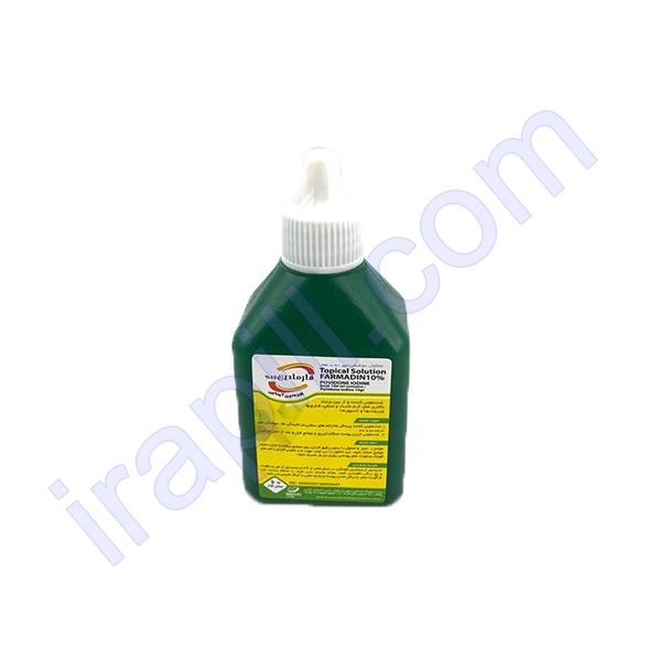محلول پوویدون آیودین 10% فارمادین حجم 250 میلی لیتر