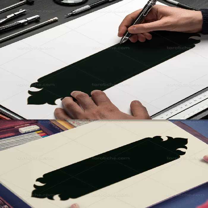 کادر تذهیب 26 | گرافیک با طعم تربچه